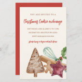 Budget Red Green Cookie Exchange Christmas Party (正面/裏面)