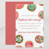 Budget Red Green Cookie Exchange Christmas Party (正面/裏面)