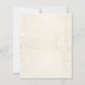 Budget Red Rose Floral 75th Birthday Party Invite (裏面)