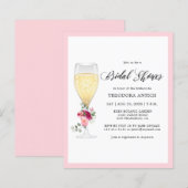 Budget Romantic Floral Bridal Shower (正面/裏面)