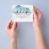 BUDGET/RSVPカードフライヤー。フライヤー チラシ (手)