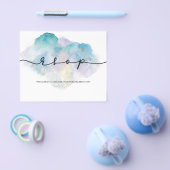 BUDGET/RSVPカードフライヤー。フライヤー チラシ (シングル)