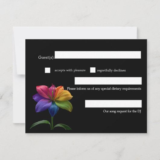 🌈 Budget RSVP Technicolor Love  (裏面)