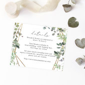 Budget Rustic Eucalyptus & Gold Details チラシ