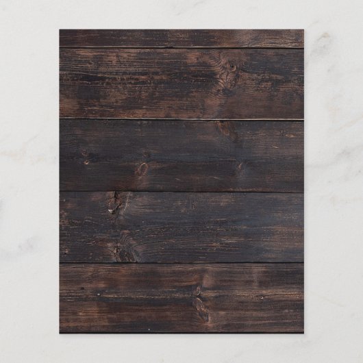 Budget Rustic Sunflowers Barn Couples Shower  チラシ (裏面)