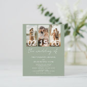 Budget Sage Green写真結婚のQRコード (スタンド正面)