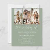 Budget Sage Green写真結婚のQRコード (正面)