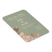 Budget Sage Green Magnet日付の保存 マグネット (右側)