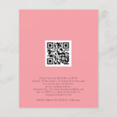 Budget Sakura QR Code Wedding Invitation (裏面)