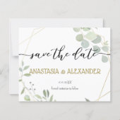 BUDGET Save the date. (正面)