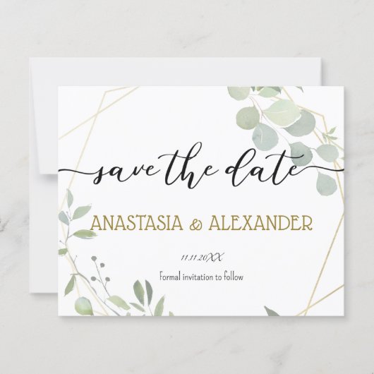 BUDGET Save the date. (正面)