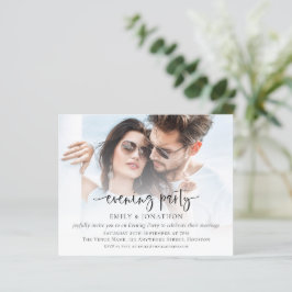 Budget Scriptフォトオーバーレイ結婚の夕べパーティー