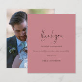 Budget Script写真ダスティバラ結婚の感謝 (正面/裏面)