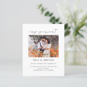 Budget Script写真モダン婚約の発表 (スタンド正面)