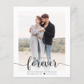 Budget Script写真モダン婚約の発表 (正面)