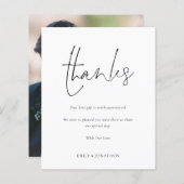 Budget Script写真結婚の新感謝してい規 (正面/裏面)