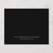 Budget Script結婚の写真の保存日付 (裏面)