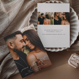 Budget Script結婚の写真の保存日付 チラシ