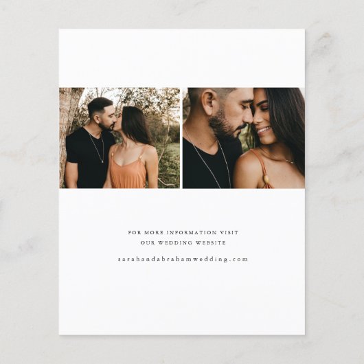 Budget Script結婚の写真の保存日付 チラシ (裏面)