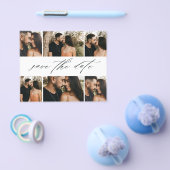 Budget Script結婚の写真コラージュ日付の保存 チラシ (シングル)