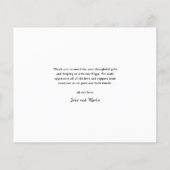 Budget Script 3写真ベビー発表ありがとうございます (裏面)