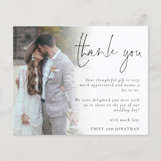 Budget Script 6写真結婚s Thank You (正面)