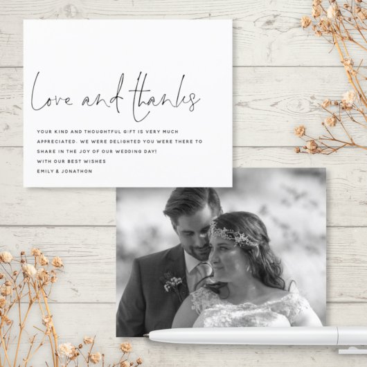 Budget Script Love 感謝してい Photo S 結婚Thank You