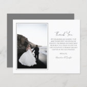 Budget Script Photo's 結婚 Thank You (正面/裏面)