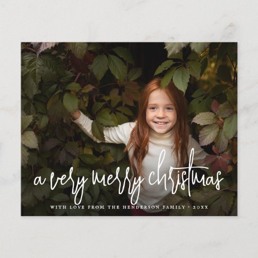 Budget Script & Stars Christmas Holiday写真 (正面)