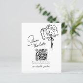 Budget Share The Love Photo Share QR Code Wedding (スタンド正面)