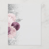 Budget Silver Mauve Floral 25th Anniversary (裏面)