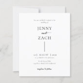 BUDGET Simple Modern Photo Wedding (正面)