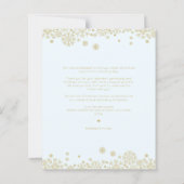 Budget Snowflakes First Merry Christmas Fake Gold (裏面)