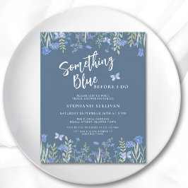 Budget Something Blue Bridal Shower Invitation