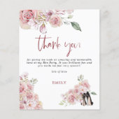 Budget Stileto花模様写真Henパーティーありがとう (正面)