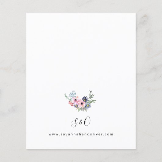 Budget Summer Floral Wedding (裏面)