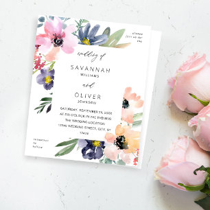 Budget Summer Floral Wedding