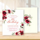 BUDGET SURPRISE PARTY 35th Birthday Pink Red Rose