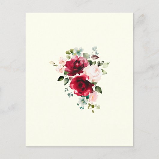 BUDGET SURPRISE PARTY 45th Birthday Pink Red Rose (裏面)