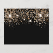 Budget Sweet 16ブラックグリッター保存日 (裏面)