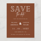 Budget Terracotta写真素朴日付の保存 (正面)