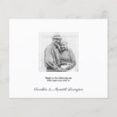 Budget Thank Youタイポグラフィ記念写真 (裏面)