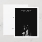 BUDGET Timeless Black Monochrome Photo Wedding (正面/裏面)