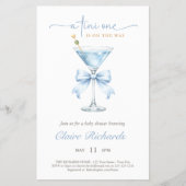 Budget Tini One Is On The Way Boy Baby Shower  チラシ (正面)