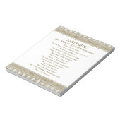 Budget Toga Party Quiz ノートパッド (回転)