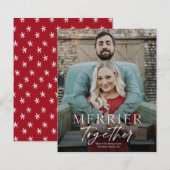 Budget Togetherメリー Photo Merry Christmas Card (正面/裏面)