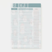 Budget Trackerの概要雪だるまPost it notes ポストイット (正面)