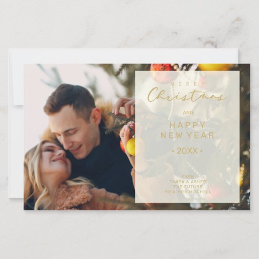 Budget Transparency Overlay Photo Merry Xmas (正面)