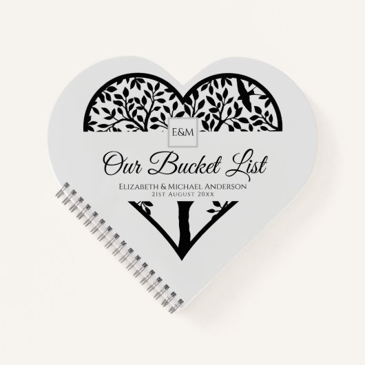 BUDGET Tree of Life Coolesバケットリスト記念ファイル ノートブック (正面)