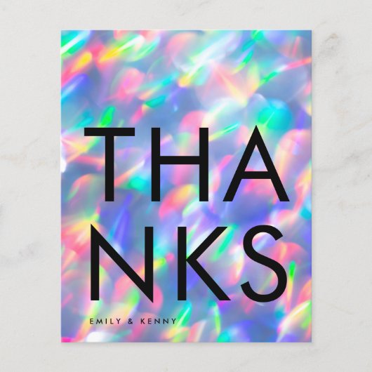 Budget Ultra Iridescent Monogram Thank You (正面)